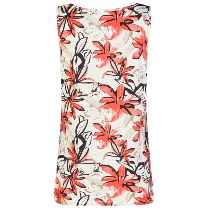 Barbara Lebek top 61040062 Rood Camel ecru Barbara Lebek top 61040062 Rood Camel ecru